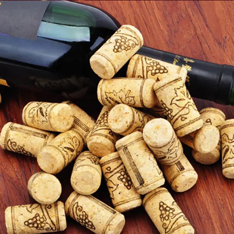 30 шт. прямые бутылки деревянные пробки бутылки вина пробки бутылки пробки барные инструменты для вина пробки деревянные уплотнительные крышки