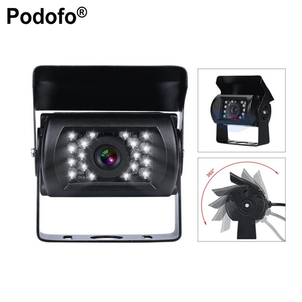 Podofo Bus Truck Car Rear View font b Camera b font Reverse Backup IR Nightvision Waterproof