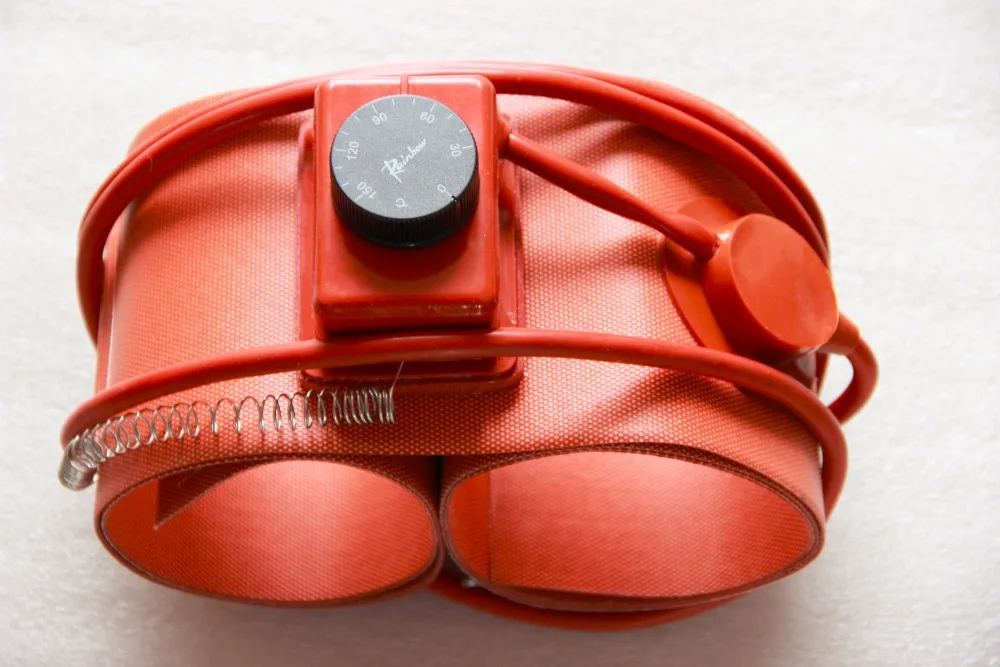 

125X1740mm Flexible Silicone Oil Drum Heater Silicon Rubber Heater 55 Gallon/200L Drums 1 Year Warranty&Certified Free Shipping