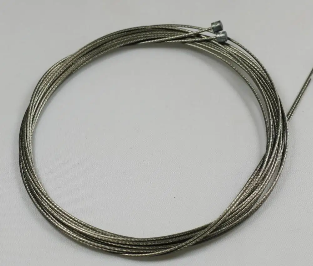 SLICK STAINLESS JAGWIRE внешний кабель переключения передач кабель внутренний тросик для дорожного велосипеда MTB 1,2 мм из нержавеющей стали или Гальванизированный костюм для SHIMANO SRAM AVID - Цвет: SLICK STAINLESS