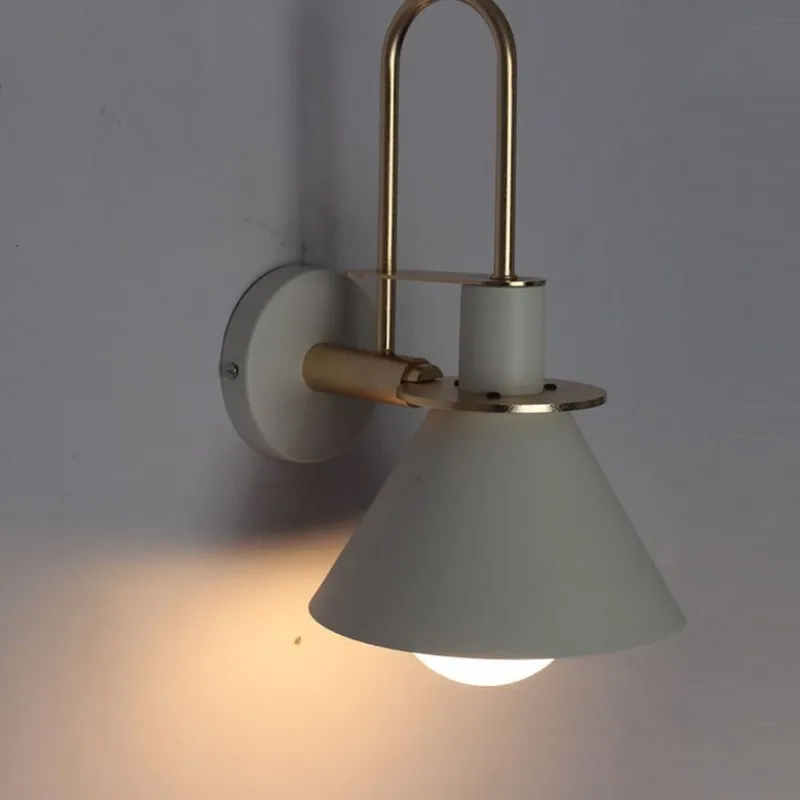 

Post-modern LED Wall Lamp Sconce Nordic Makalon Colorful For Bedside Living Room Bedroom Light Foyer Wall Lights Free Shipping