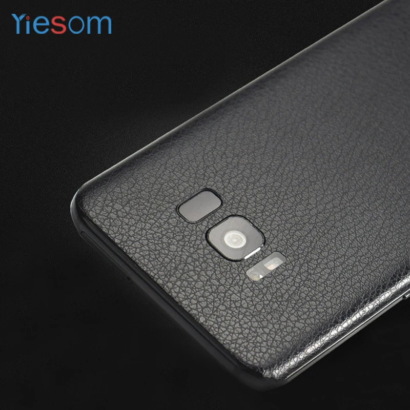 YIESOM для Galaxy S8Plus роскошные кожаные наклейки кожи своими руками паста задней