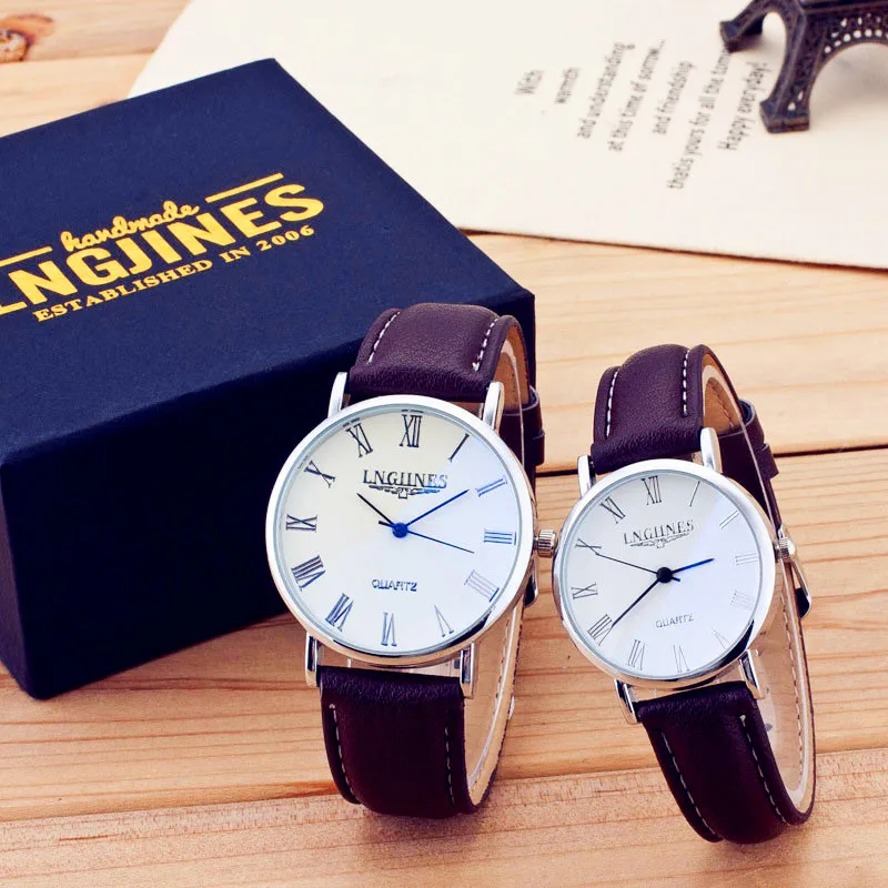 Men Watches Luxury Brand Thin Full Leather Simple Elegant Waterproof Quality Watch Couple Lovers Quartz Business Wristwatches