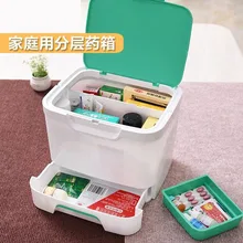 Portable first aid kit plastic medicine box storage medicine box home medical box storage medicine box medicine premier матрас 1сп 80 195 22 шатура матрасы medicine
