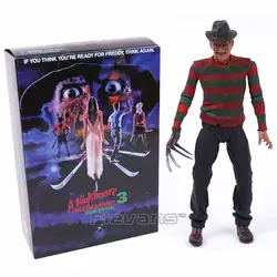 NECA Nightmare on Elm Street 3 Dream воины Фредди Крюгер ПВХ фигурку Коллекционная модель игрушка 7 inch 18 см