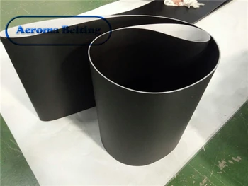 

Supermarket Cashier airport checking PVC conveyor belt Black Matt type