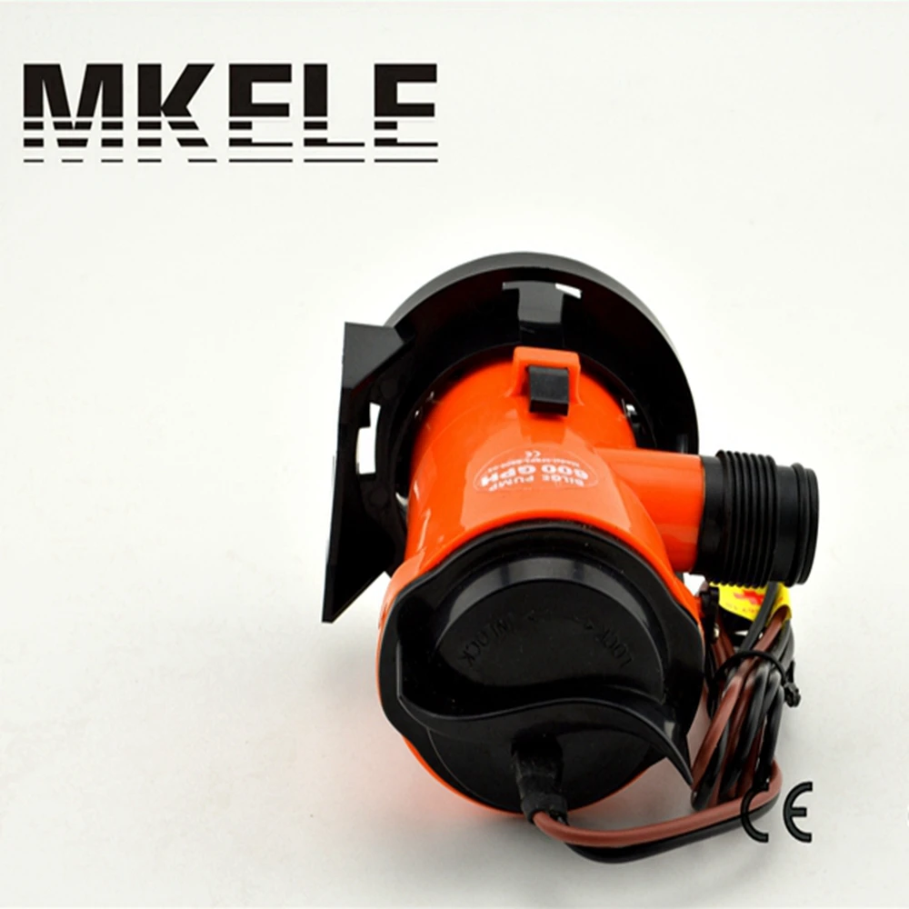 MKBP1 G600 03 3/4" hose 600GPH 12v solar bilge pump with marine water