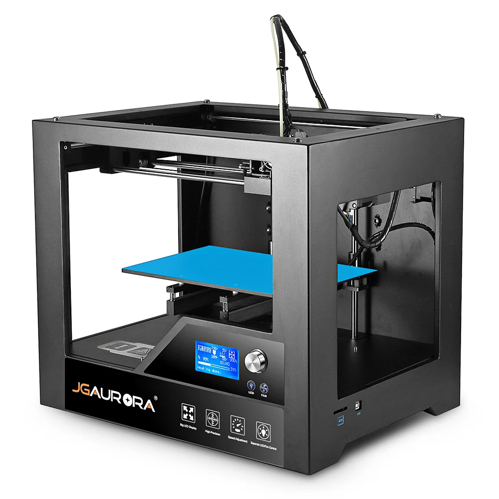 JGAURORA Z 603S 3d принтер полная металлическая рама с подогревом кровать высокая