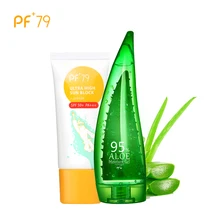 PF79 Skincare Sunscreen After Sun Health Whitening Anti Aging Sunburn Brightening Aloe Moisture Gel Aloe Vera Gel Sunblock