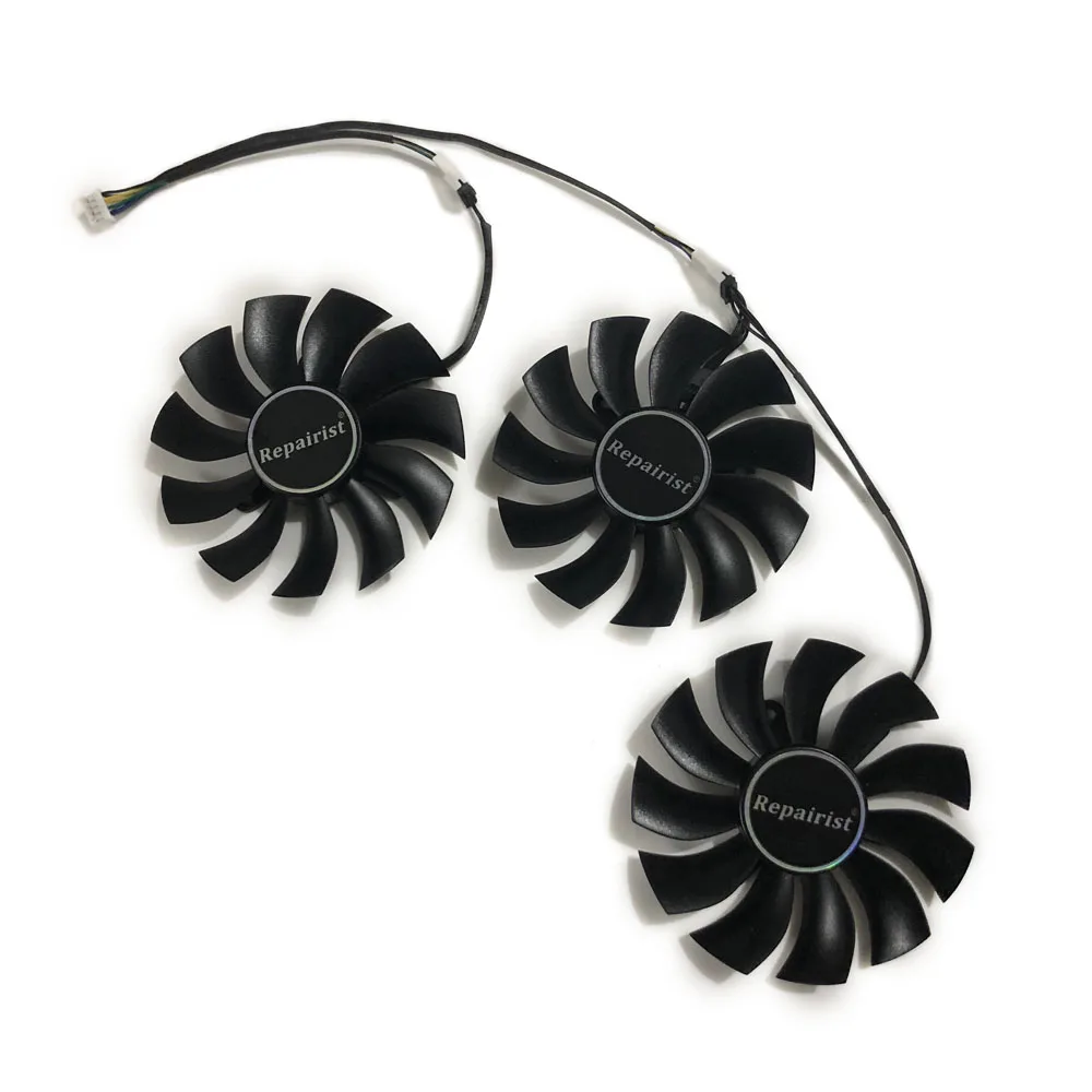 

3Pcs/set GTX1080Ti GPU VGA Cooler Alternative Graphics Fan For EVGA GeForce GTX 1080 Ti FTW3 DT/ELITE/GAIMING Video Card Cooling