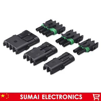 

1/2/3/4/6 Pin/way 2.5mm delphi Car sensor plug,Auto eaterproof electrical connector male&female kit for car motorcycle ect