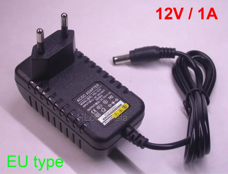 Адаптер питания с европейской вилкой для камер видеонаблюдения|cctv camera adapter|camera