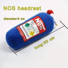 Настоящий чехол для сиденья автомобиля 1 шт. авто принадлежности удерживающая Подушка Nos азот ускорение бутылки/головы/шеи подушки/талии подушки