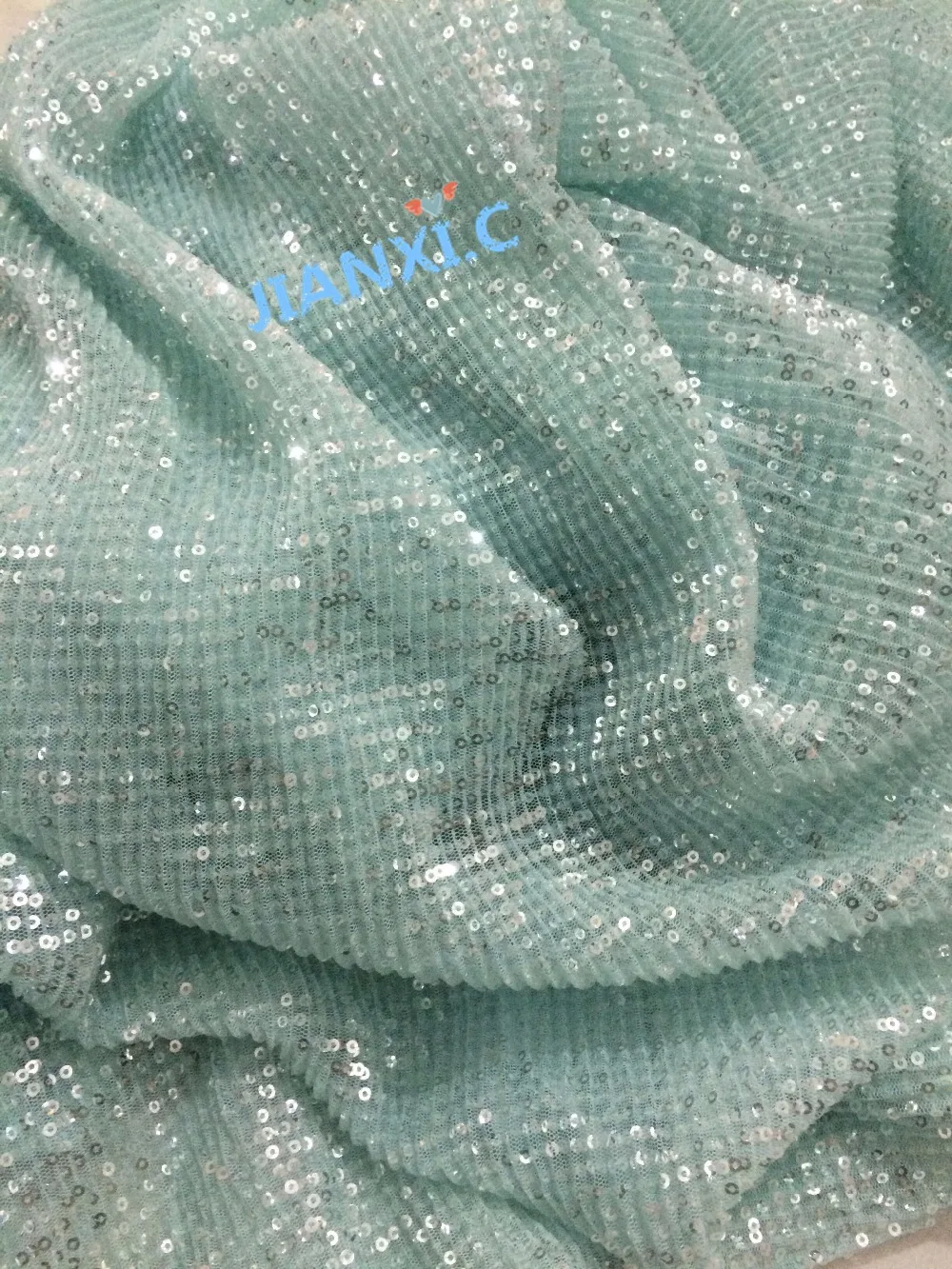 Модные JIANXI.C-121646 Французский кружево ткань Высокое качество Африканский тюль вышитые с блестками