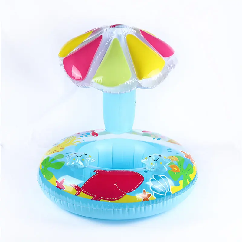 Детские кольцо с грибком детские летние надувной для плавания сиденье зонт для бассейна надувной для плавания круг воды игровой бассейн