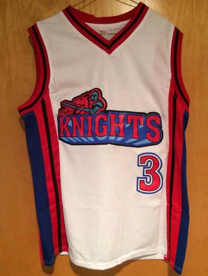 USA Shipping Calvin Cambridge 3 Movie Jersey LA Knights Like Mike Red