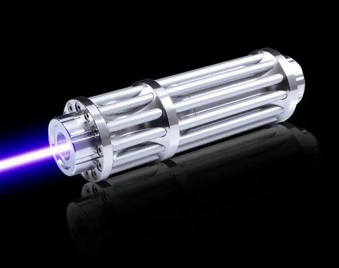 قوية 450nm الأزرق مؤشر الليزر القلم شعاع مرئية تعديل التركيز حرق ورقة أشعل السجائر قطع + 5 رؤساء الليزر