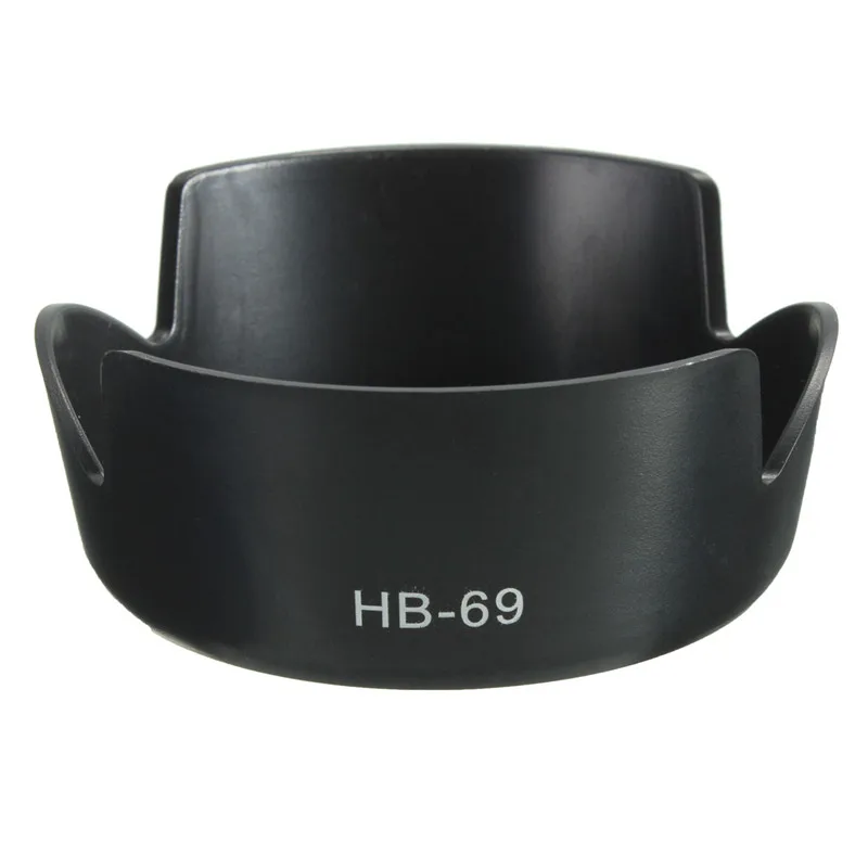 

HB-69 Camera Lens Hood For Nikon AF-S DX 18-55mm f/3.5-5.6G VR II Lens 52mm Filter for Bayonet D3200 D3300 D5300 D5500 Plastic