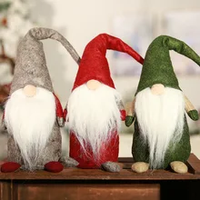 Ручной работы шведский гном Юле Санта ниссе нордическая фигурка плюшевый эльф игрушка домашние рождественские украшения праздничный подарок