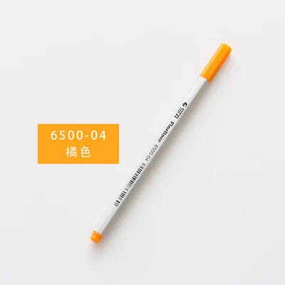 26 цветов, 0,4 мм, блестящие очень тонкие цветные гелевые ручки для школы, ручка Pigma micron, канцелярские принадлежности, товары для рукоделия - Цвет: 04 orange