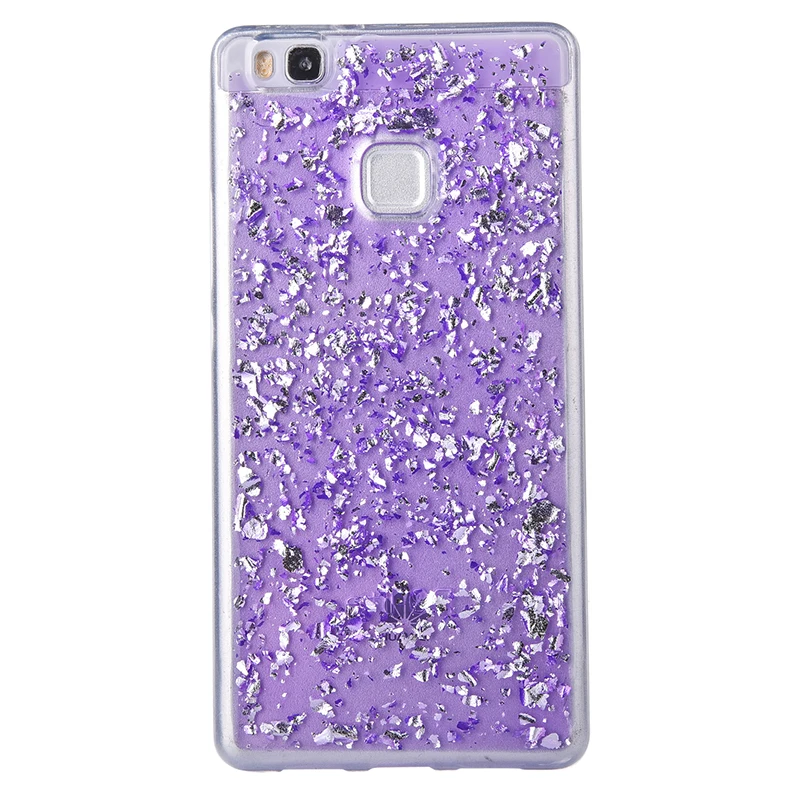 Glitter shining flakes silicone case huawei P9 Lite,P10 Lite (4)