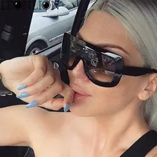 LeonLion, роскошные солнцезащитные очки с большой оправой для женщин, дизайнерские мужские/женские солнцезащитные очки, Классические винтажные большие уф400 очки для улицы