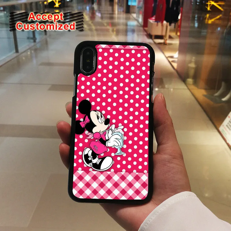 

Mickey Minnie Mouse Cover Case for iPhone X XS Max XR 7 8 6 6S Plus 5 5S SE Samsung Galaxy Note 8 9 S6 S7 Edge S8 S9 Plus