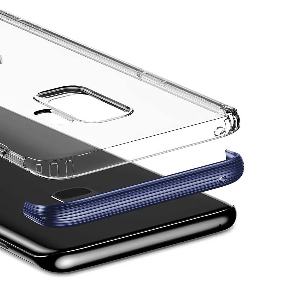 Baseus защитный чехол ТПУ прозрачный Анти скольжение оболочка для samsung Galaxy S9