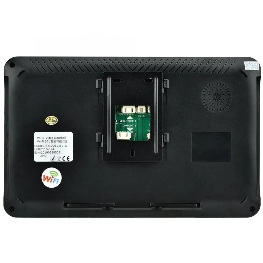 100-240 V 10 дюймов Wi-Fi проводной видеодомофон с AHD 720 P Камеры скрытого видеонаблюдения