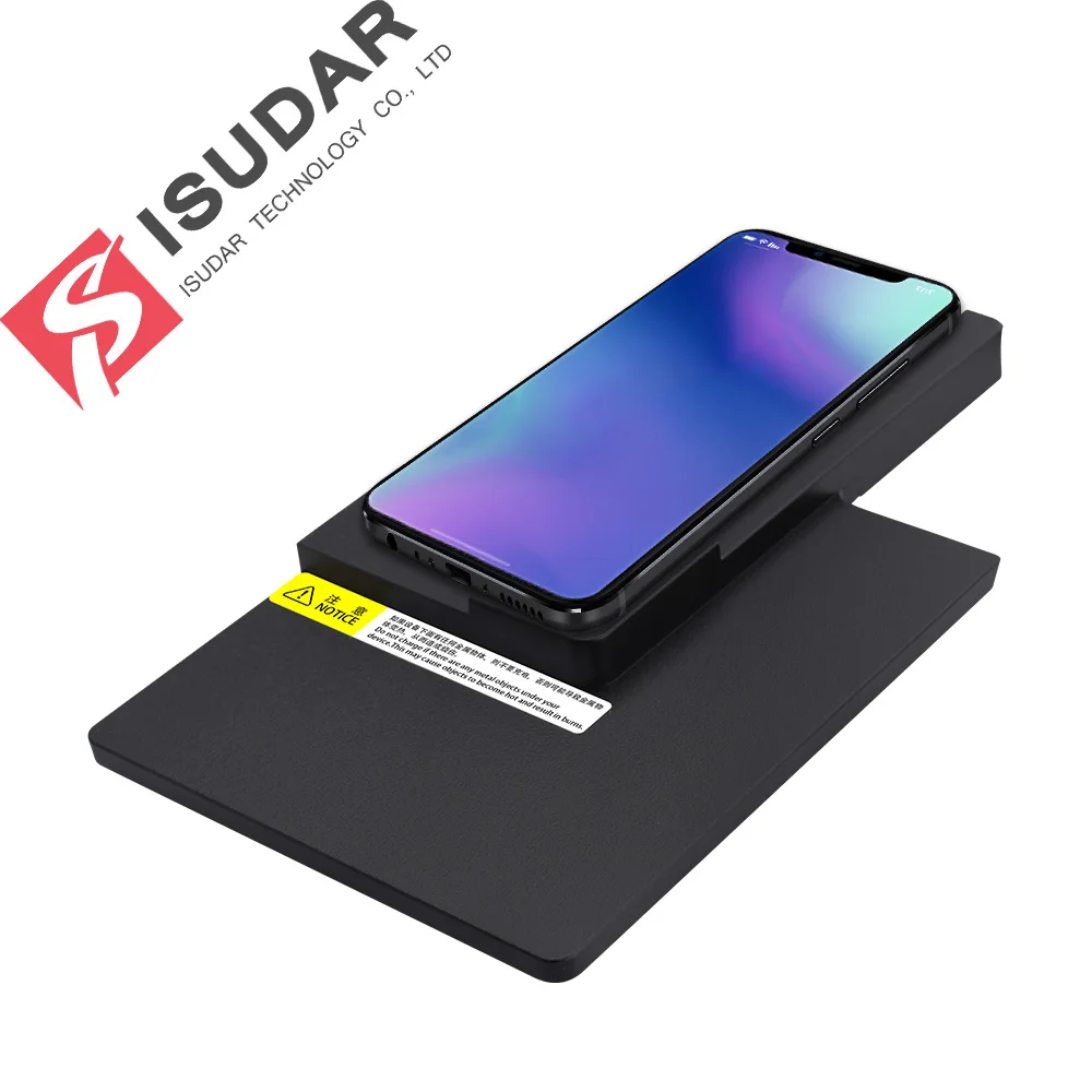 

ISUDAR 10W Qi Car Wireless Charger Auto Fast Wireless Charging For Audi A4L/A5/2017/2018 for iphone 8 X For Samsung For Huawei
