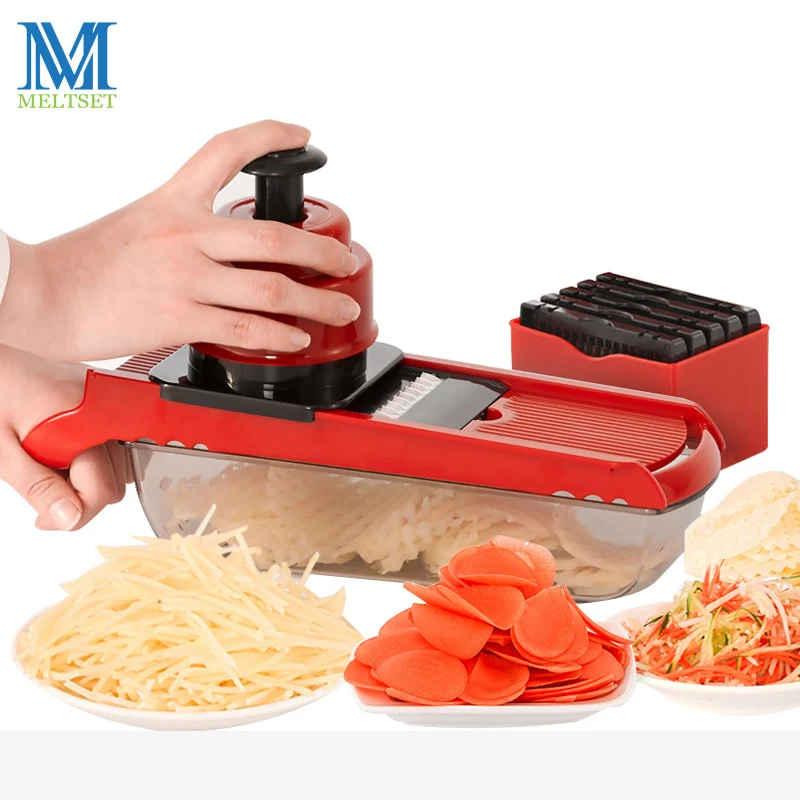 Creative Mandoline Slicer Multifunction Vegetable Cutter with Stainless Steel Blades Potato