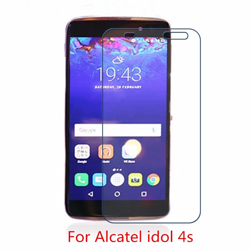 Закаленное стекло для Alcatel One Touch Idol 4 (5 2 дюйма) защитная пленка 2.5D 9H защита 4S |