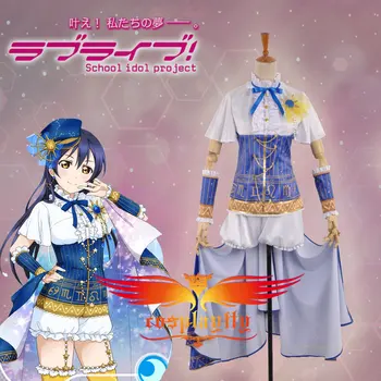 

Love Live! Sonoda Umi Pisces Dress Constellation Awakening Cosplay Costume Custom Adult Women Dress Cloak Hat Hairpin Stockings