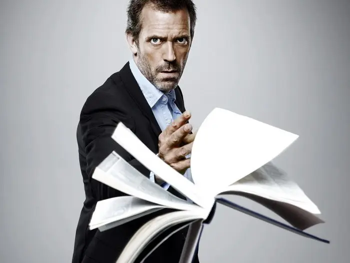 

D0732 House MD Throw Book Hugh Laurie TV Series-Print Silk Art Wall Poster