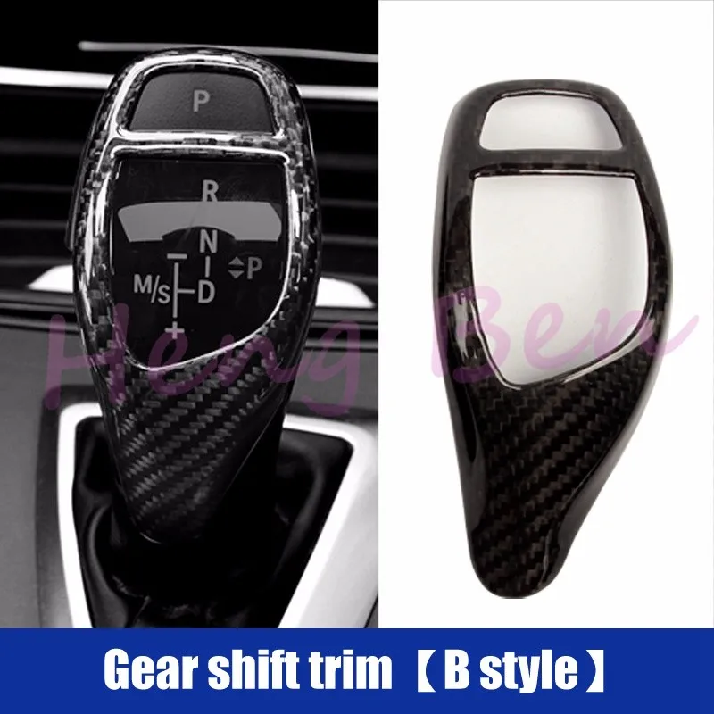 automatic-speed-gear-shift-knob-head-carbon-fiber-cover-for-BMW-all-series-e81-e90-f20 (3)