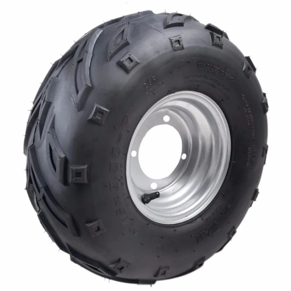 MYMotor 16x8-7 "дюймов Переднее Колесо обода Нобби шины и трубки ATV квадроцикл Багги езды на косилках