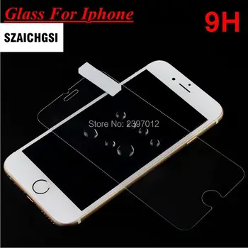 

SZAICHGSI tempered glass screen protector 0.26mm 9H protective glass films for apple iphone 5/5s wholesale 100pcs/lot