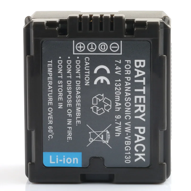 Lanfulang Камера цифровой Батарея + Зарядное устройство для Panasonic sdr-h41 sdr-h48 hdc-hs700 hdc-hs9 hdc-sd600 hdc-sx5 hdc-hs250 ag-ac130