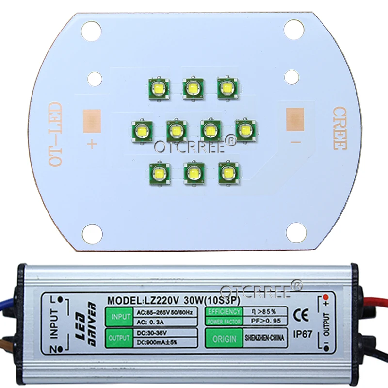 CREE XPE XP-E 30 Вт 50 Вт 60 Вт нейтральный чистый белый 4500-5000 К Высокая мощность чип для светодиодной лампы светильник диод для прожектор светильник/DIY