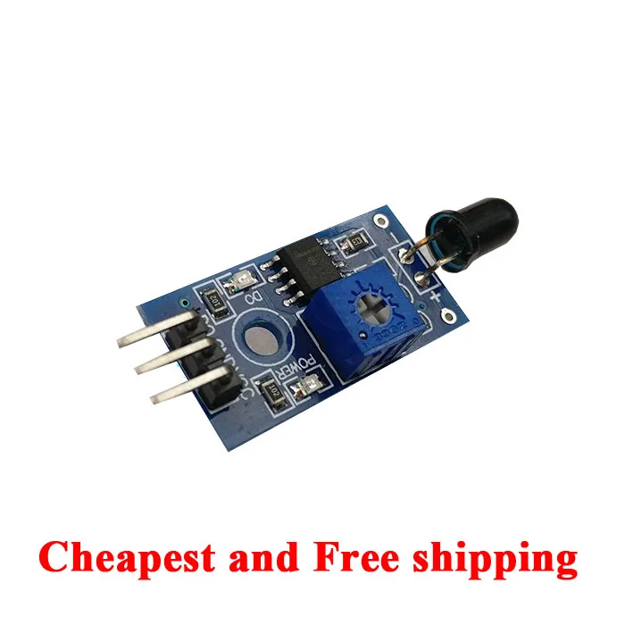 IR Infrared 3 Wire Flame Detection Sensor Module IR Flame Sensor Module Detector Smartsense For Arduino
