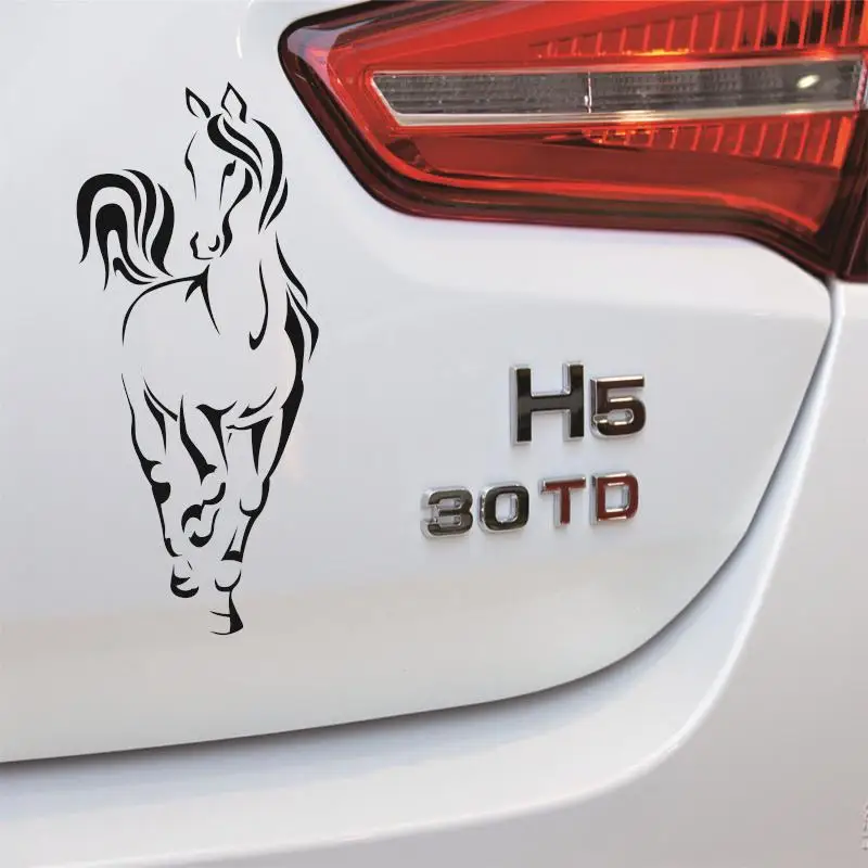 horse Sticker Logo Name horse Decal Posters Vinyl Wall Decals Pegatina Quadro Parede Decor Mural horse Sticker 1