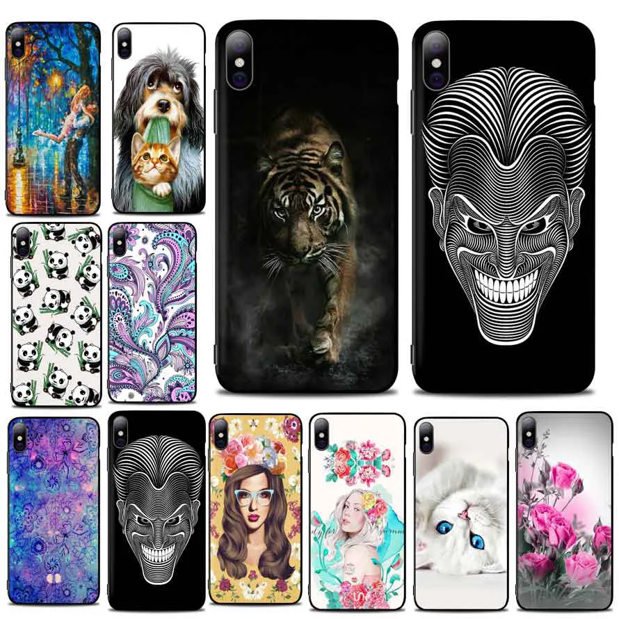 

2018 Soft For Iphone 5 5S SE Cartoon Silicone Football Pattern Back Cover Case For Iphone 7 6S Plus Phone Bag For Apple 7 8 X