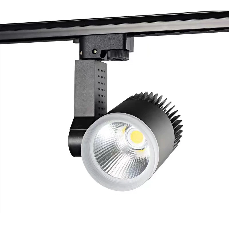 ANJOET 7 W 15 W 20 W 30 W COB LED المسار الإضاءة قضيب ألومنيوم مصباح المصابيح الأضواء iluminacao للملابس الحصري متجر الإضاءة