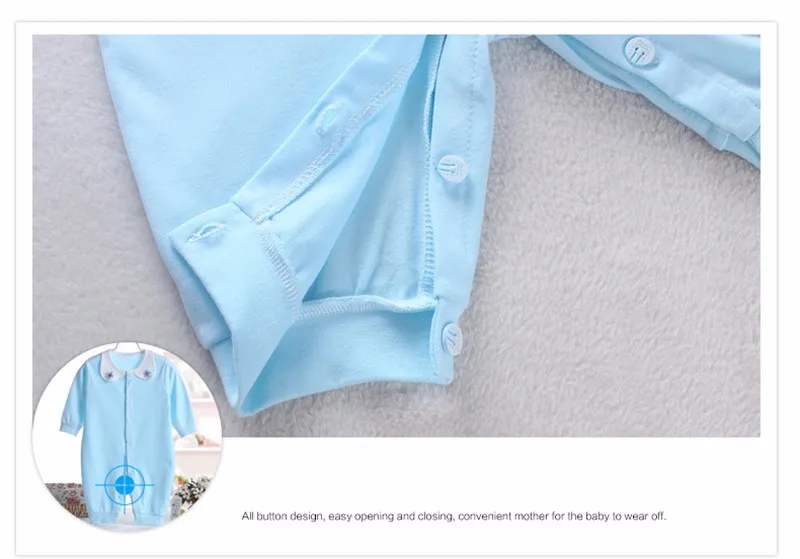 New Baby Rompers Long Sleeve Coveralls For Newborn Solid Cotton Infant Romper Soft Boys Girls Jumpsuit Baby Clothes With Flower (9)