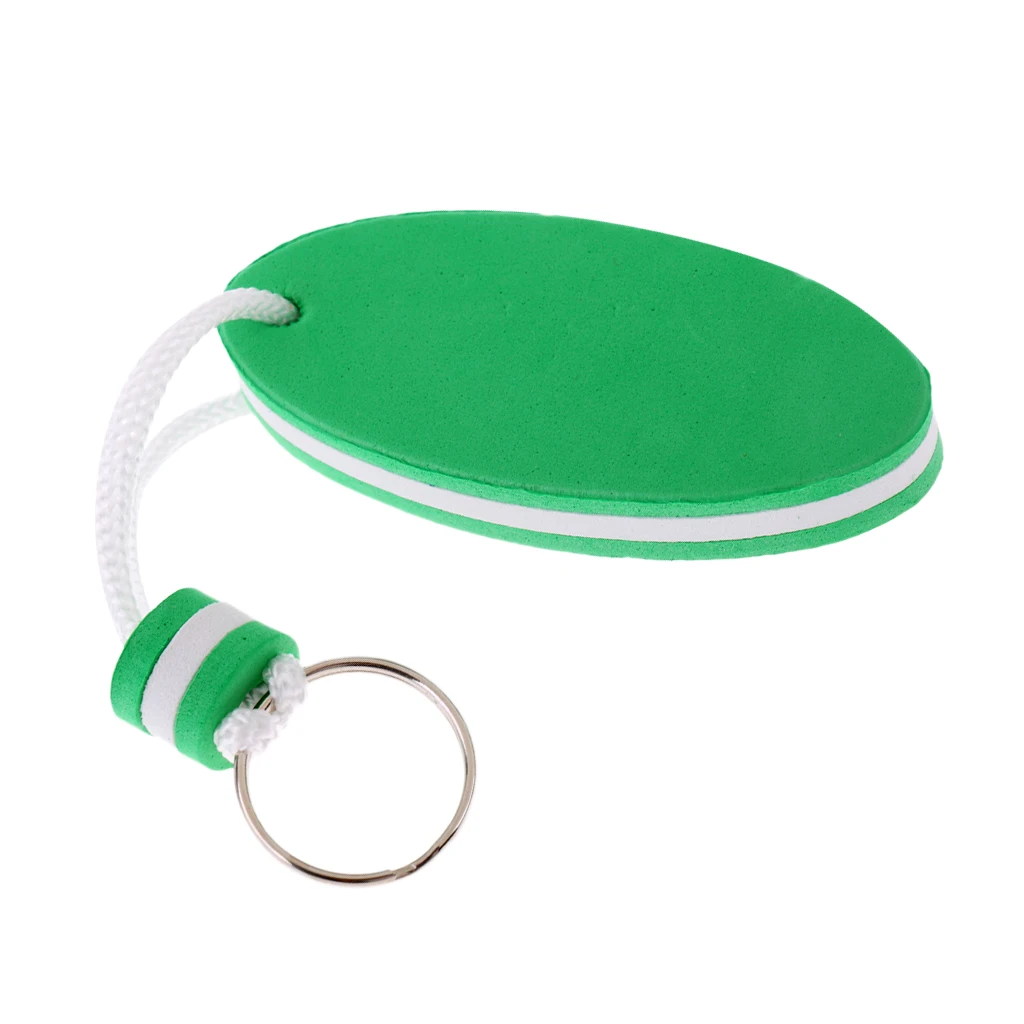 Oval Shaped EVA Foam Floating Key Ring Boat Keychain Kayak Canoe Accessories Water Sports Whitewater Rafting Canoeing Sailing