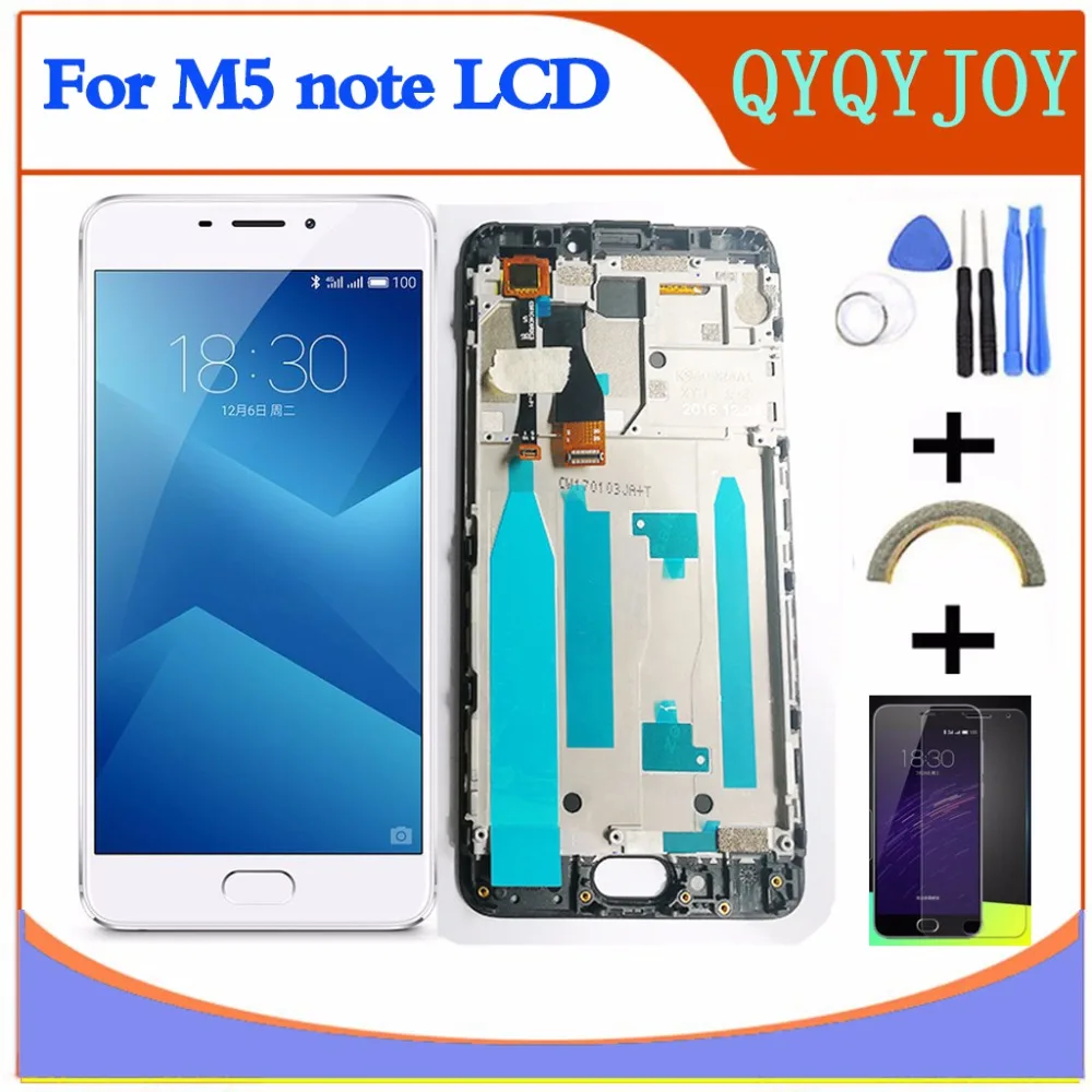 ЖК-дисплей качества AAA для Meizu m5 note M621Q M621M M621C M621H экран дисплея + дигитайзер