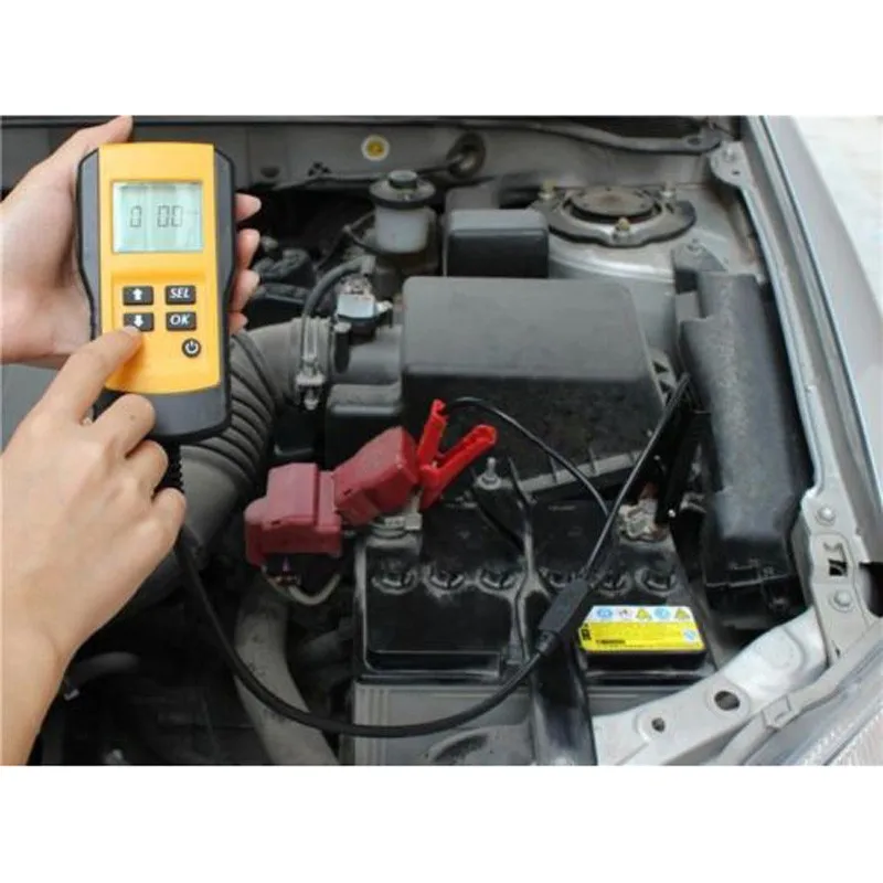 Портативный тестер аккумуляторной батареи Автомобильный анализатор батареи цифровой 12 в анализатор напряжения/емкости/сопротивления/CCA