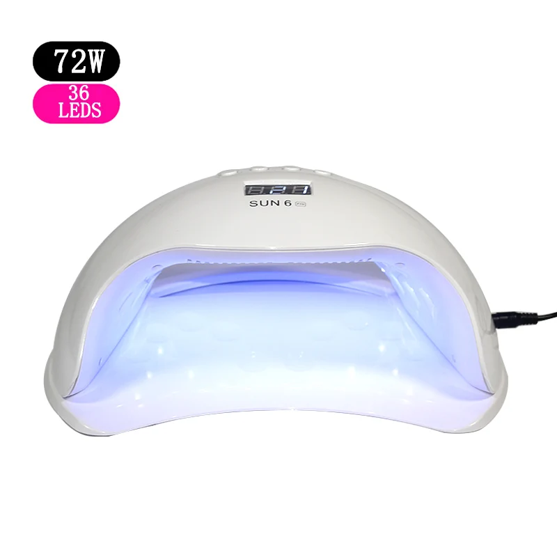 24/72/80W LED 2In UV LED Nail Lamp Infrared induction 10/30/60/99s with Nail Duct Suction 2 Fan Vacuum Cleaner For Manicure Tool