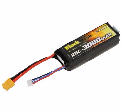 ORIGINAL Black Magic Upgrade Lipo Battery 11.1V 3000mah 25C XT60 Plug For DJI Phantom 1 FC40 DJI Flame Wheel F450 F550 FPV
