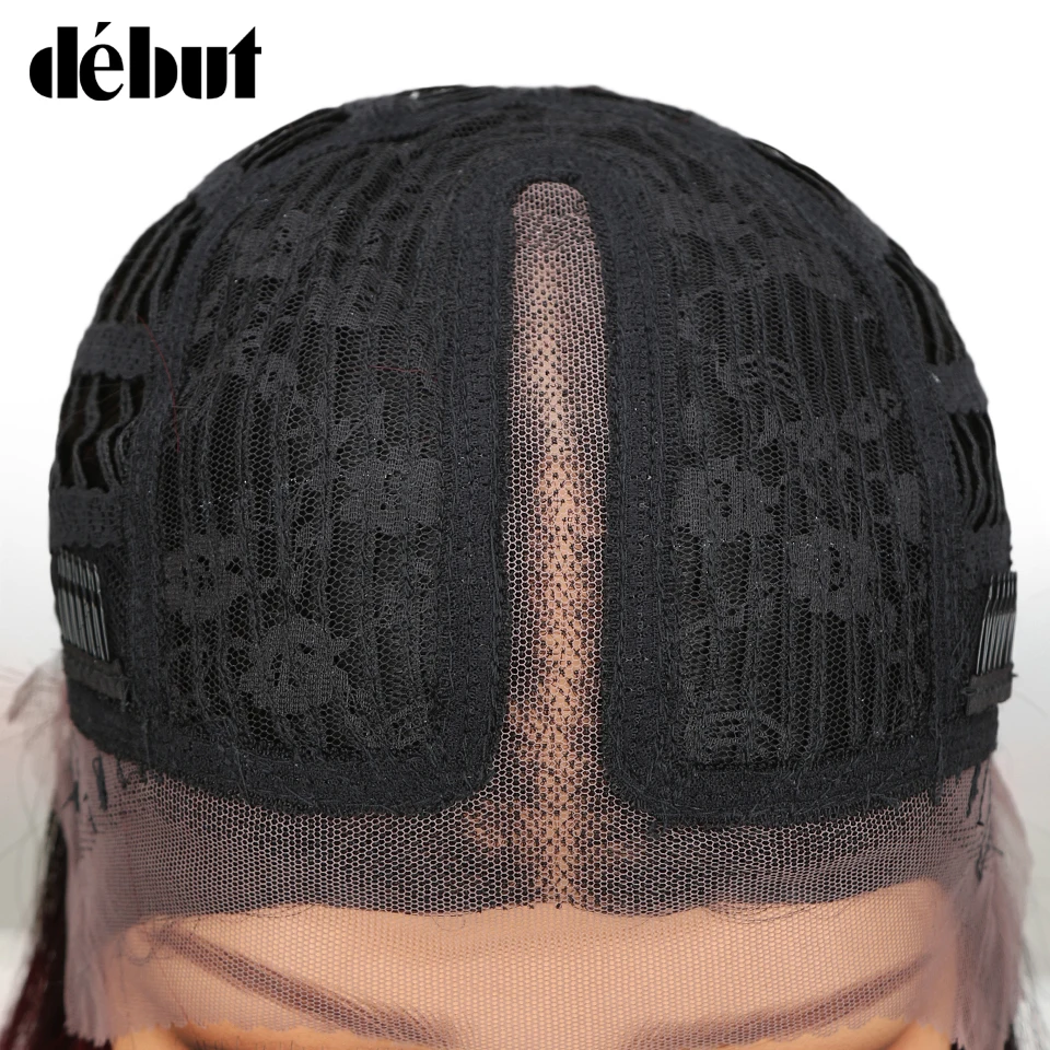 Debut Wig Human Hair Brazilian Straight Lace Front Human Hair Wigs Remy Short Bob Wigs For Black Women Ombre Cheap Lace Wig